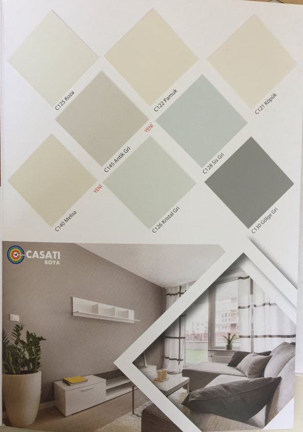 DYO DİNAMİK SİLİKONLU İPEK MAT İÇ CEPHE BOYASI 15 LT (TÜM RENKLER) - 9