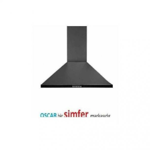 Oscar 5663 Siyah Duvar Tipi Davlumbaz - 2