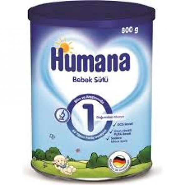 Humana 1 Bebek Sütü 800 gr Metal Kutu