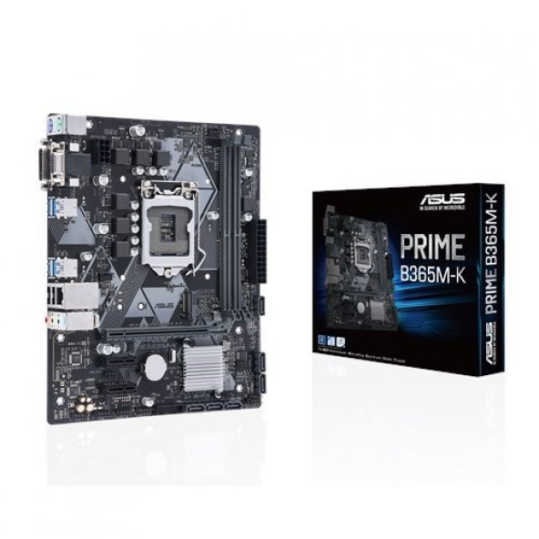 Asus Prime B365M-K 1151P DDR4 Vga Dvi-D Usb3.1