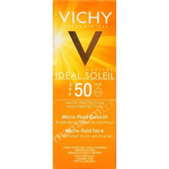 Vichy ideal Soleil Spf50 Micro Fluid Face Ultra Akışkan 40ml Kar