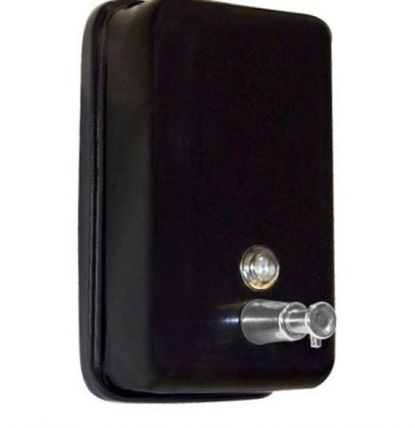 Arı Metal 7655-S Siyah Sıvı Sabun Dispenseri 1 Lt Siyah Paslanmaz Çelik
