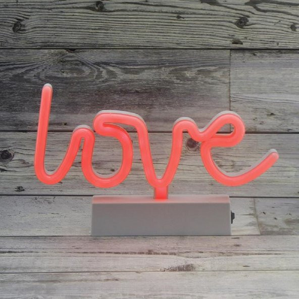 25cm Neon Led Love Yazısı Aydınlatma