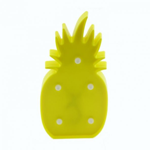 25cm Led Işıklı Plastik Ananas Gece Lambası - 2