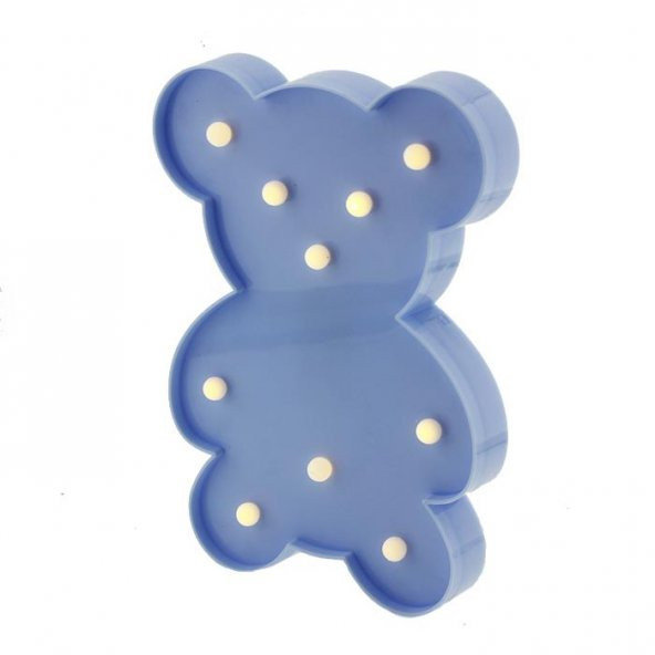 25cm Led Işıklı Plastik Ayıcık Gece Lambası - 3