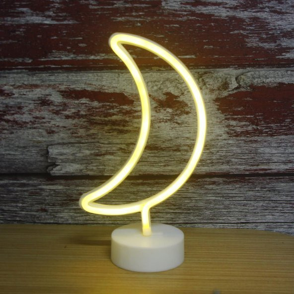 26cm Neon Led Ay Dede Aydınlatma - 3