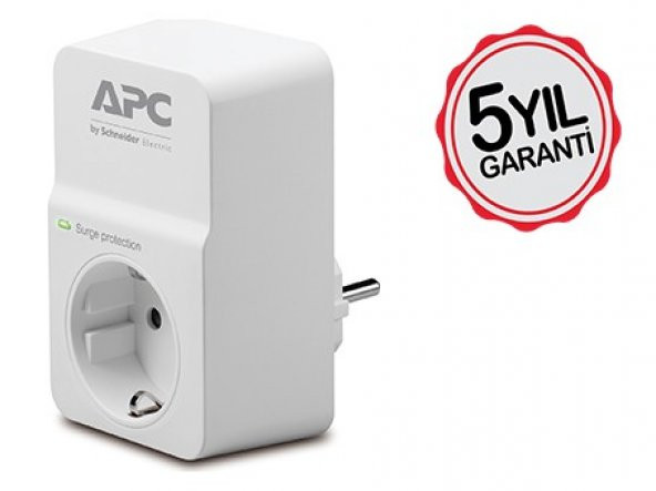 Schneider APC PM1W-GR Tekli Akım Korumalı Priz