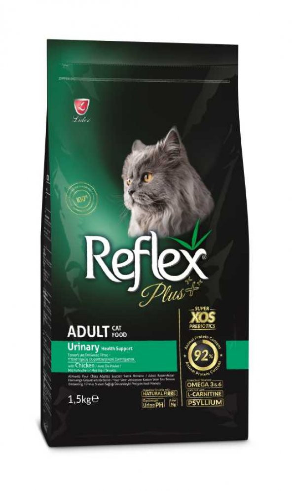 Reflex Plus Urinary Hassas Üriner Yolları İçin Tavuklu Yetişkin Kedi Maması 1.5 Kg