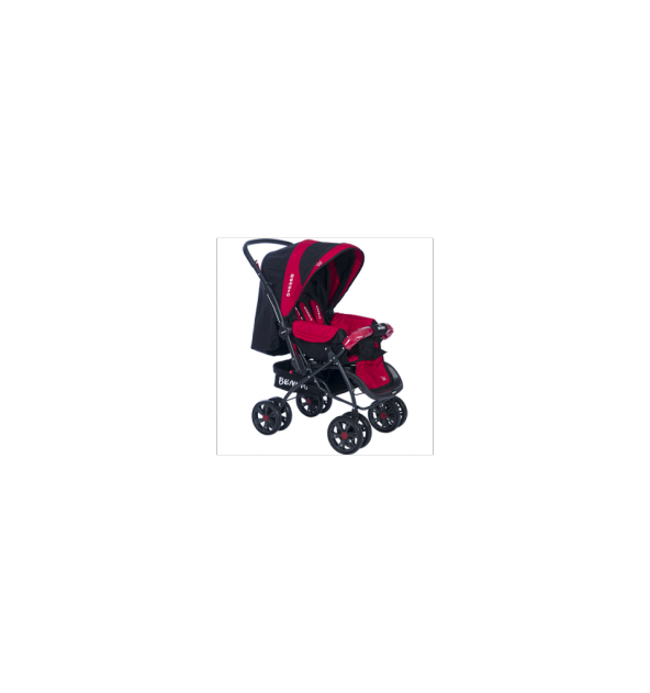 Beneto BT-599 Çift Yönlü Bebek Arabası - Kırmızı Siyah - 11