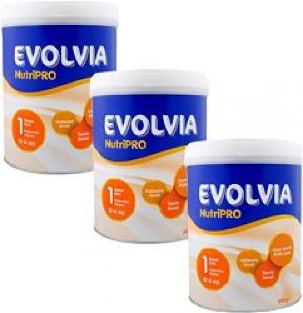 Evolvia NutriPro 1 Bebek Sütü 800 gr 3 paket skt:07/2020