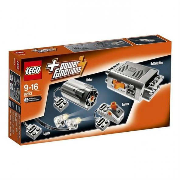 LMT8293 TECH-Technic Power Functions Motor Seti/Technic 9-16 yaş LEGO  10 pcs