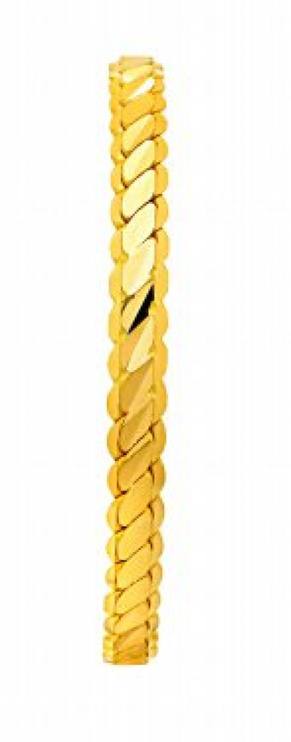 12 Gram 22 Ayar Altın Üçlü Burma Bilezik 6.6