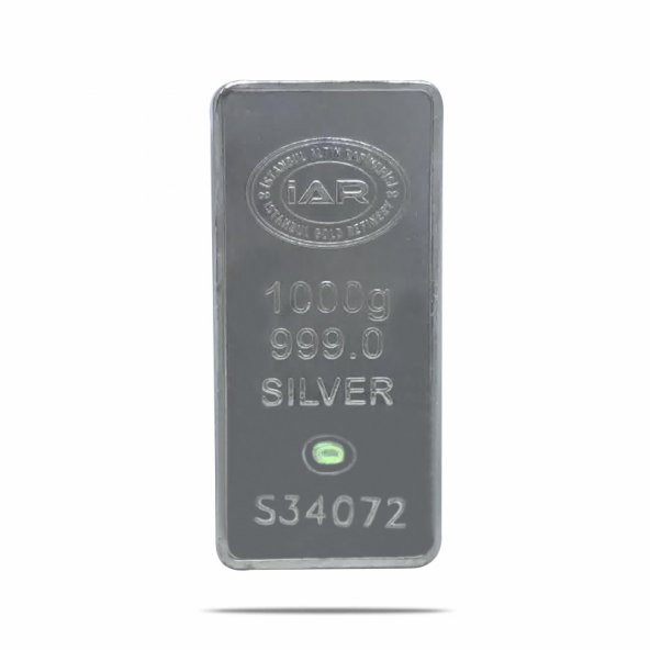 1000 gr İAR Gram Külçe Gümüş