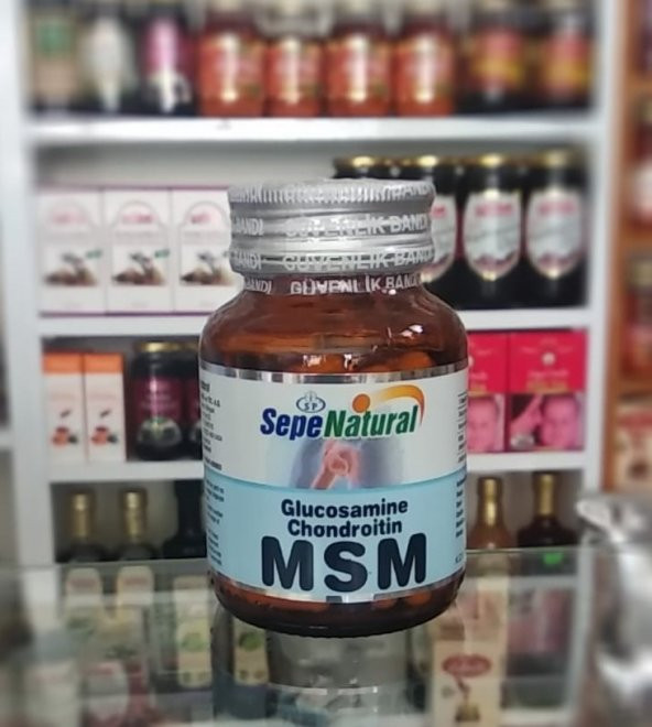 SepeNatural Besin Takviyesi MSM Glucosamine Chondroitin 90 Kapsül Glukozamin Kondroitin
