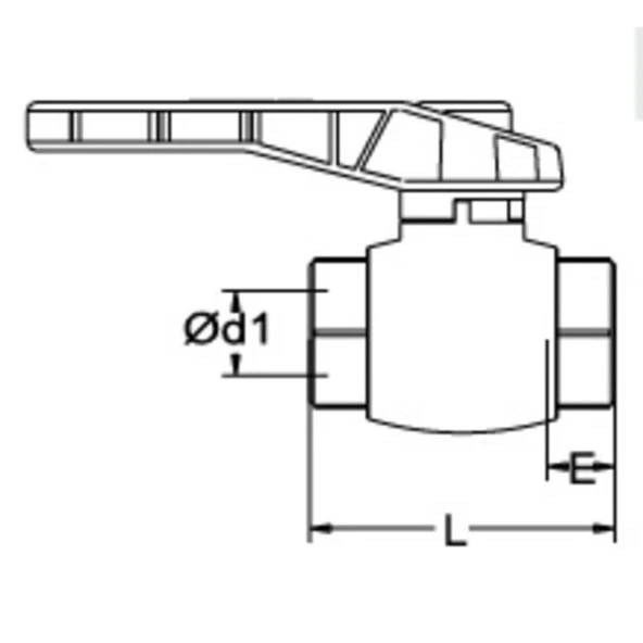 Formül PPRC 32 mm Plastik Küresel Vana PN25 (2 Adet)