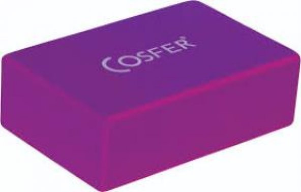 Cosfer CSF57MR Yoga Block - Mor - 3