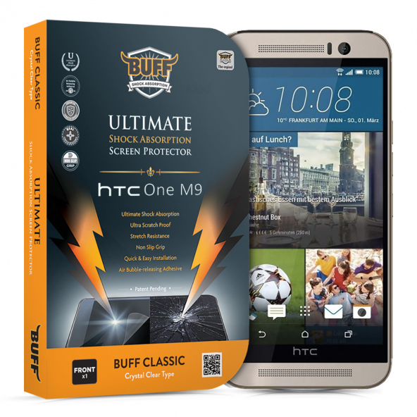 Buff HTC One M9 Ekran Koruyucu