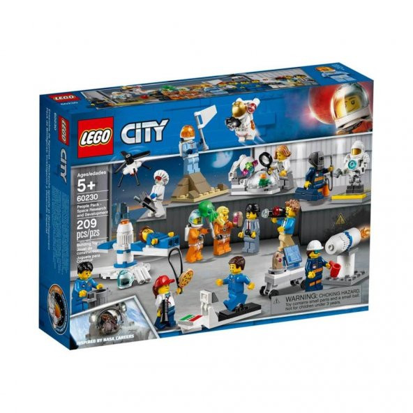 LSC60230 City İnsan Paketi-Uzay Araştırma Merkezi /City + yaş LEGO  pcs/