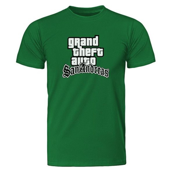 GTA San Andreas II Yeşil Tişört Unisex