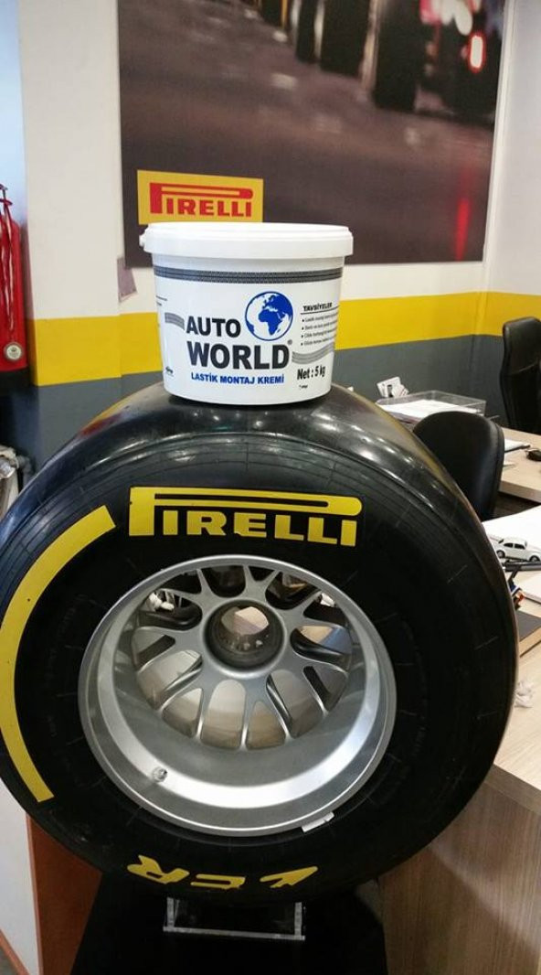 AUTO WORLD LASTİK MONTAJ KREMİ  ( BEYAZ ) - 2