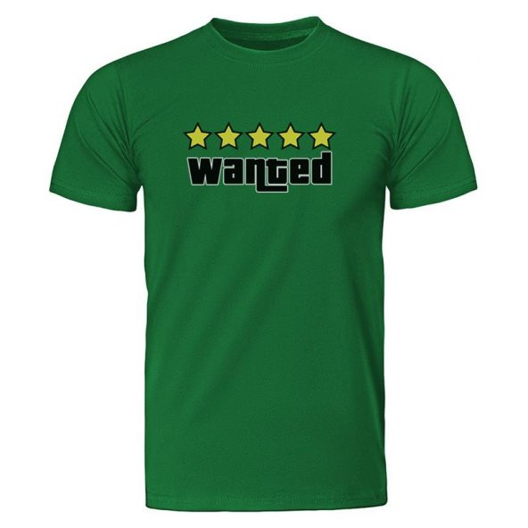 GTA Wanted Yeşil Tişört Unisex