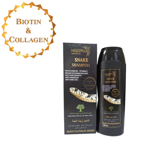 NQZZPLUS BİOTİN & COLLEGEN SNAKE OİL SHAMPOO - NOZZPLUS