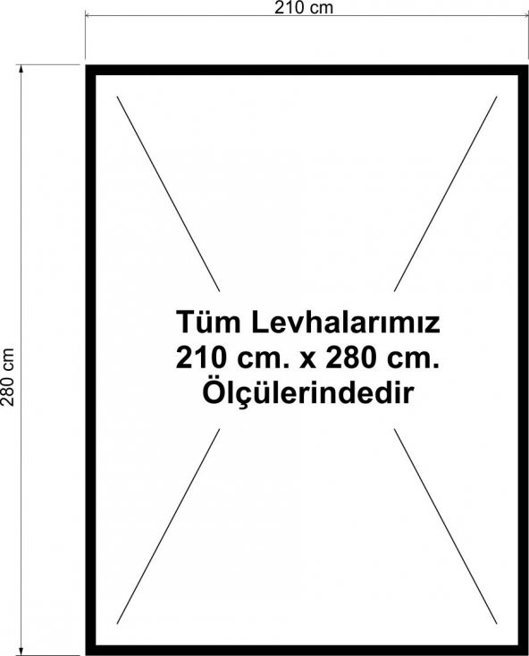 HAM MDF LEVHA Her Kalınlık ve Ebatta 210cm x 280cm - 2