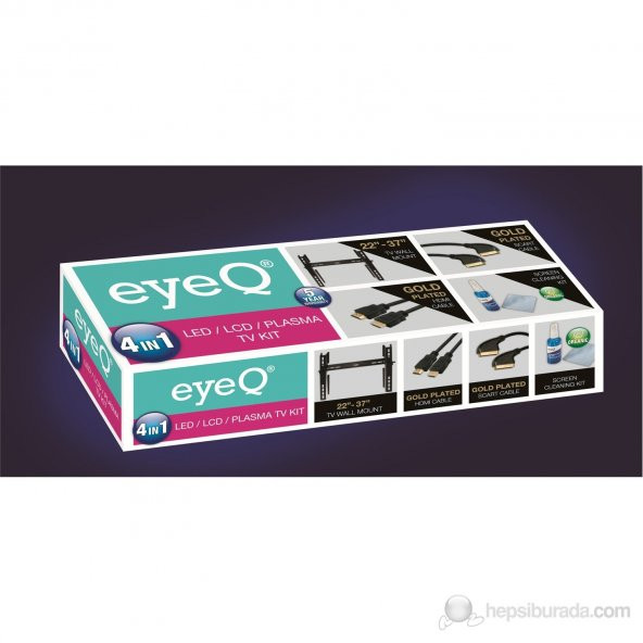 Eye-Q EQ-TVKIT32 (22"-37" ASKI APARATI+HDMI KABLO+EKRAN TEM.+SCART KABLO)