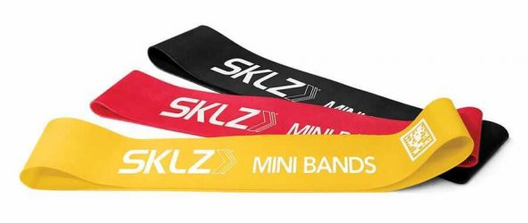 Sklz Mini Bands (Set Of 3 Bands) - Antrenman Bant Seti APD-MBD01-02