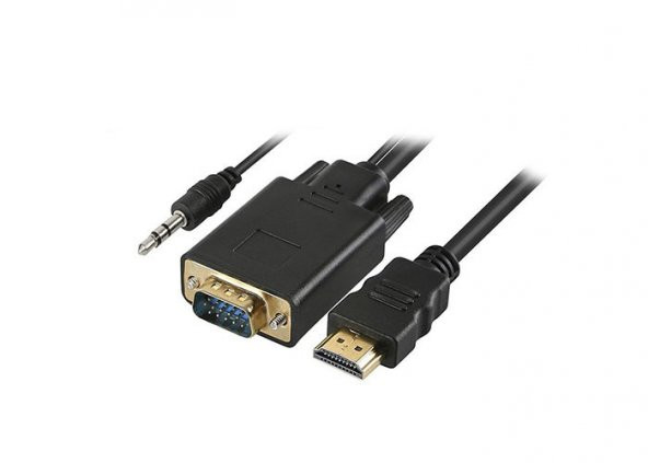 S-Link SL-HVS40 HDMI to VGA Çevirici 1.5Mt Kablo