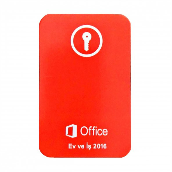 Microsoft Office Ev ve İş 2016 Lisans Kartı X20-34351-01