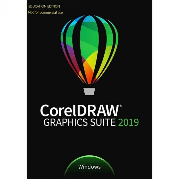 Corel DRAW Graphics Suite 2019 Windows 1 PC Education (Elektronik Lisans)