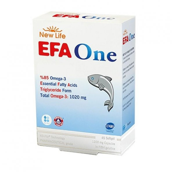 New Life EFA One Omega 3 Balık Yağı 45 Kapsül