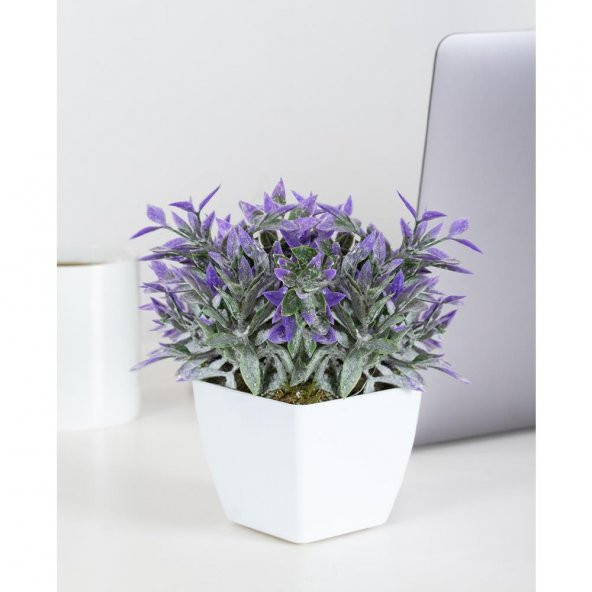 Banyo Çiçeği Tozlu Yeşillik Yapay Çiçek - 6