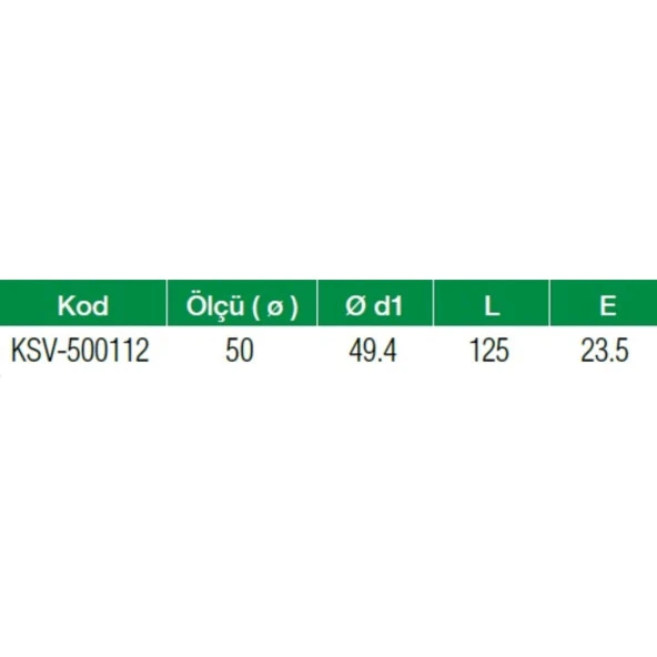 Formül PPRC 50 mm Plastik Küresel Vana PN25 (2 Adet)
