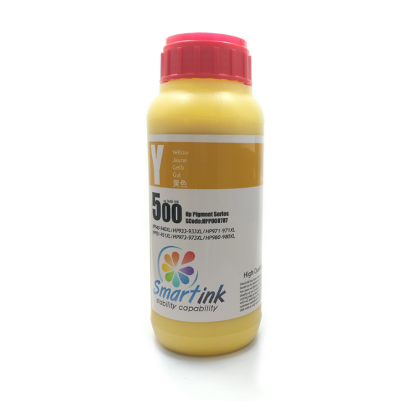 Smartink Hp Pigment Mürekkep 500ml Sarı (940-970-973-980)