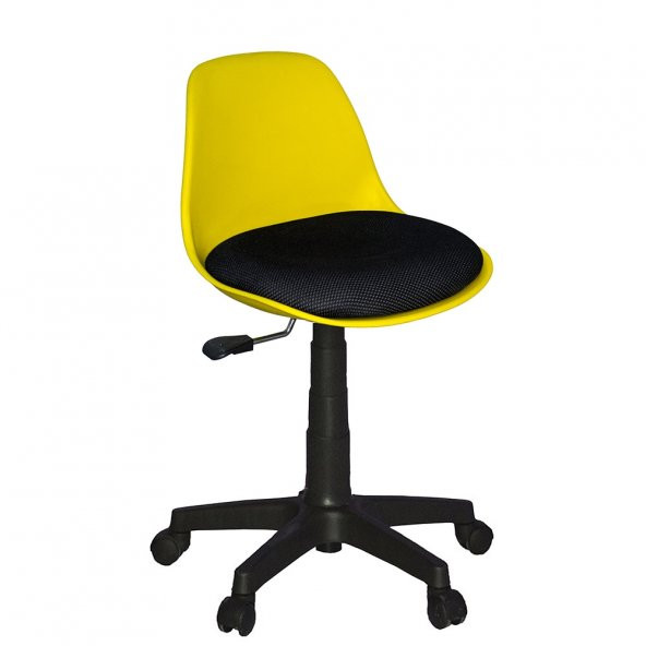 Türksit Çalışma Sandalyesi Plastik Ayak Sarı