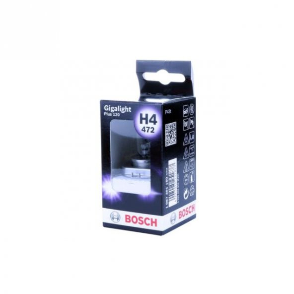 Bosch Gigalight Plus 120 H4 Ampül