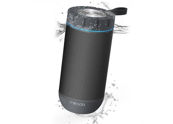 Mikado MD-X26BT WAVES 12W Metalik Gri CSR4.2 TWS Bluetooth Speaker
