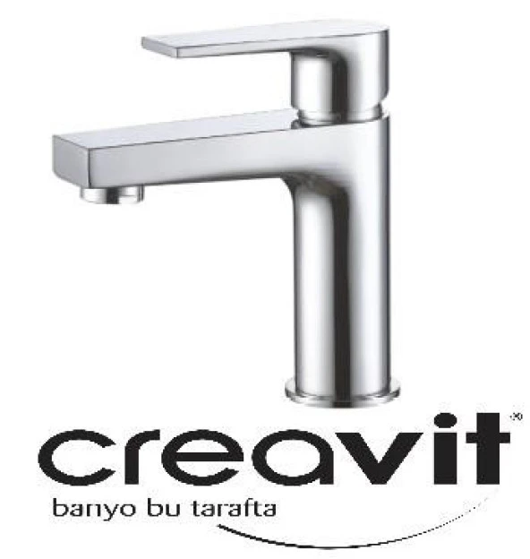 Creavit Sr1500 Sharp Lavabo Bataryası Krom - HIZLI KARGO