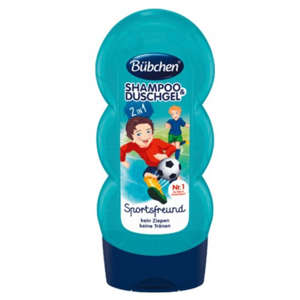 Bübchen Çocuk Şampuan ve Duş Jeli Sport 230 ml