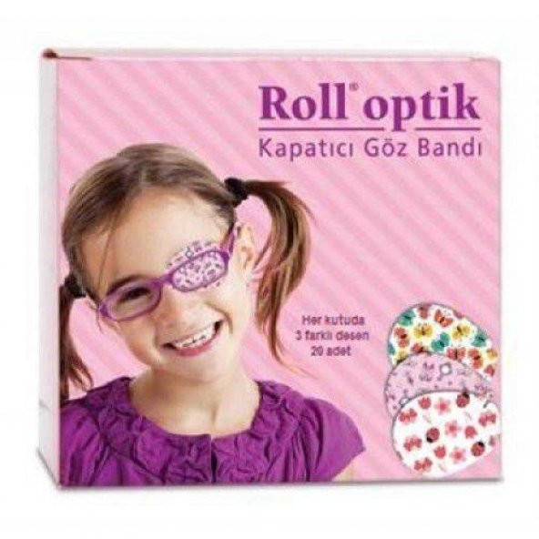 Roll Optik Kapatıcı Göz Bandı 20 Adet - Kız