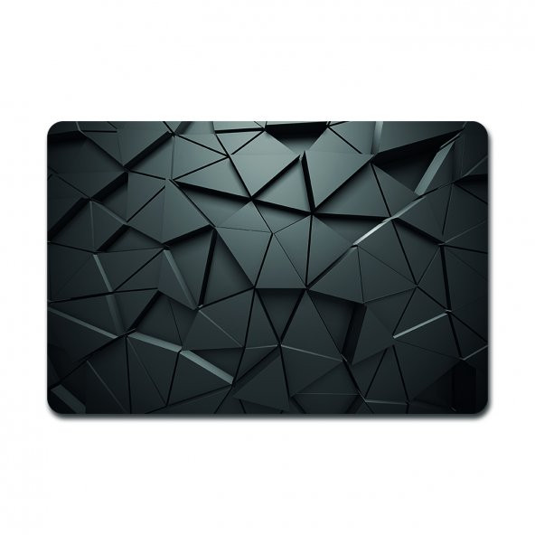 DECORİTA Antrasit Kristal - Cam Kesme Tahtası - Kesim Tablası - 2