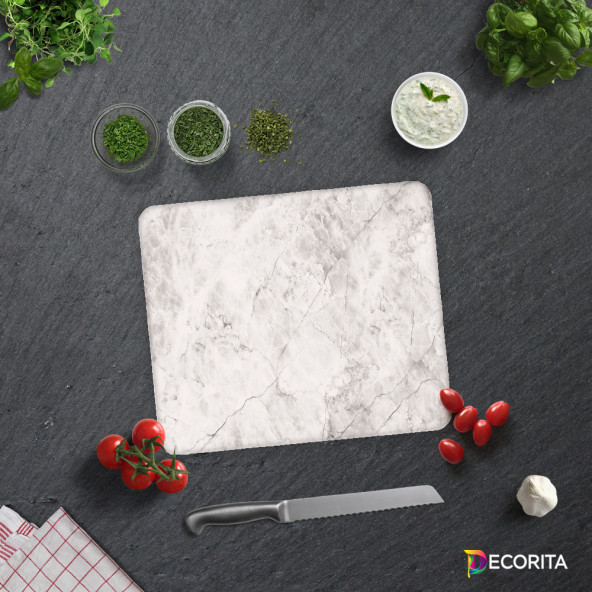 DECORITA Cam Kesme Tahtası - Taş Görünümlü - 2