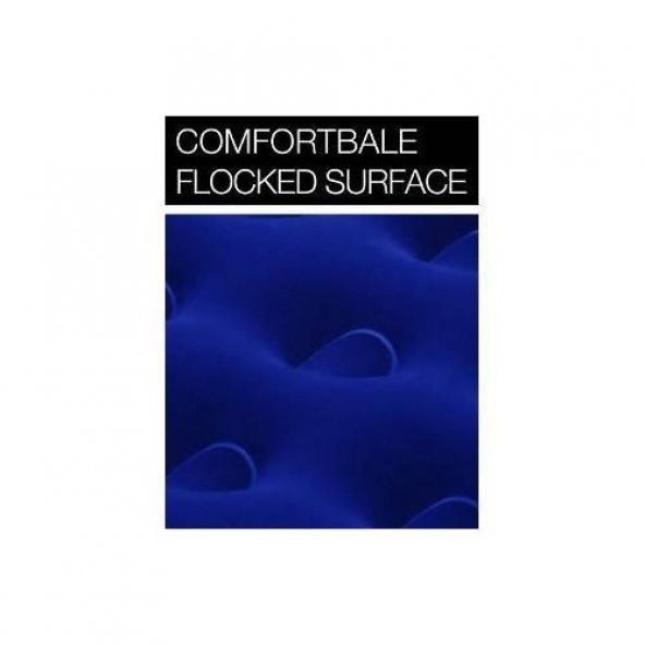 Bestway 67002 Şişme Yatak Çift Kişilik Kamp Yatağı Floklu Kadife Dokulu - 3