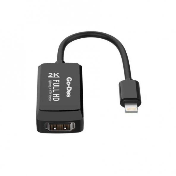Go Des GD-8275 Lightning Av Kablo HDMI TV Görüntü Aktarma Aparatı