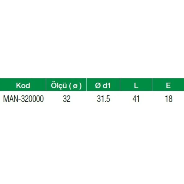 Formül PPRC 32 mm Manşon PN25 (10 Adet) - 3