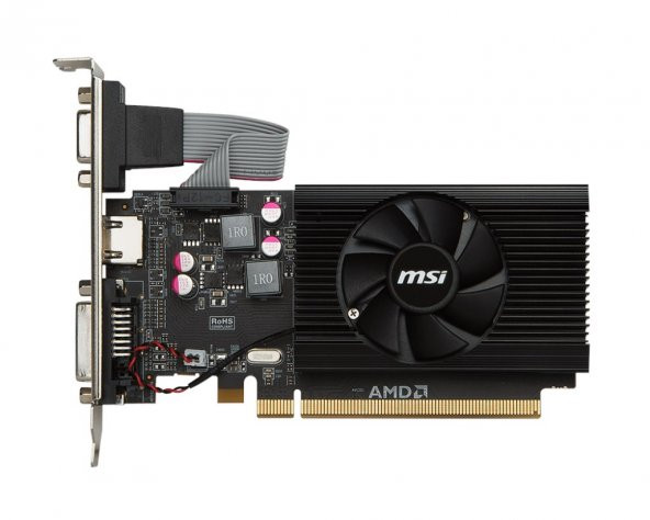 MSI R7 240 2GB GDDR3 64Bit Vga Dvi Hdmi Low Profil - 2