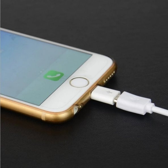 Micro Usb den Lightning (iPhone) Dönüştürücü ŞARJ Çevirici - 5