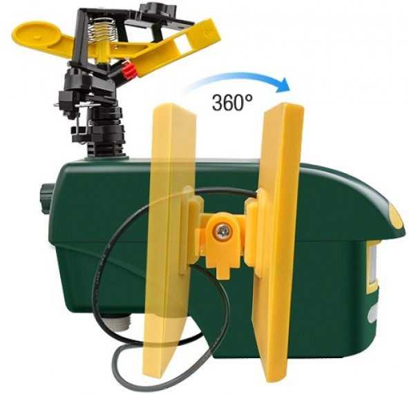 Dualpest An-B060 Güneş Enerjili ve Pilli Kedi Köpek Kuş Kovucu - Domuz Tilki Sansar Tavşan Kovucu - 3